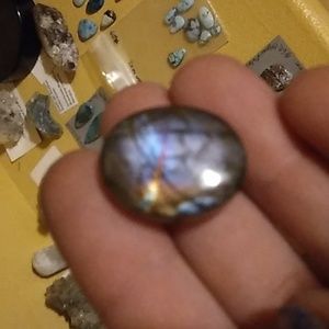 Purple labradorite Cabochon
